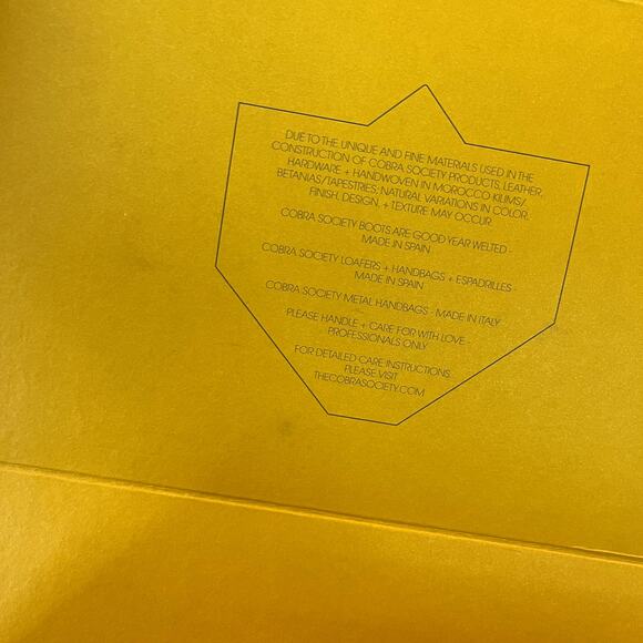 Cobra Society Handwoven Yellow & Grey Patterned Pull-On Shoes Size 39 - Picture 5 of 7